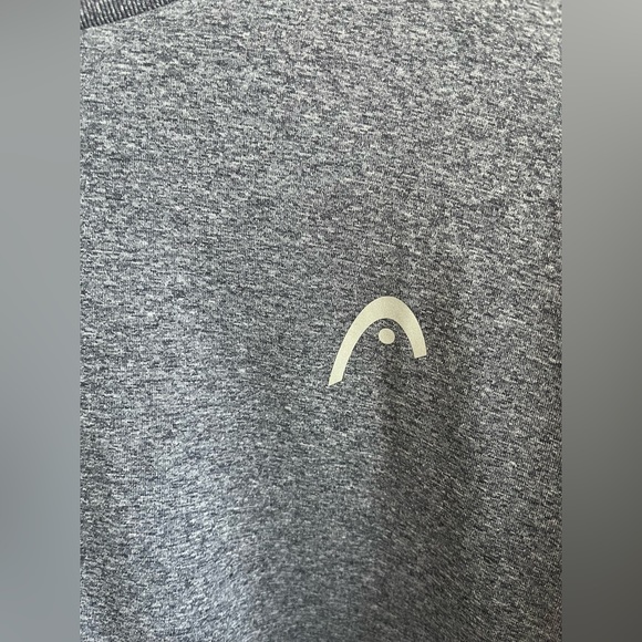 NWT HEAD Men Heather Gray Hypertek Dri-Motion T Shirt Crew Neck Reflective Sz XL - Picture 4 of 12